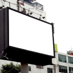 Một biển quảng cáo hiển thị hình ảnh được chụp bằng camera chất lượng cao.