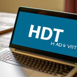 Màn hình laptop hiển thị trang web HDViet