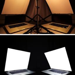 So sánh giữa đèn sân khấu trên MacBook và hệ thống ánh sáng chuyên nghiệp